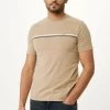 MEXX Korte Mouwen T-shirt Print Zand