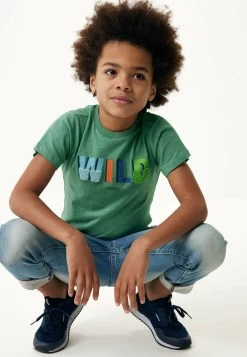 MEXX T-shirt Print Korte Mouwen Vintage Groen