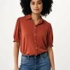 MEXX Pofmouwen Blouse Oranje -Style Verkoop 2675 TU0407033W 191250 1