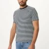 MEXX T-shirt Gestreept Navy