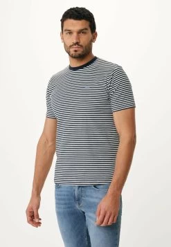 MEXX T-shirt Gestreept Navy