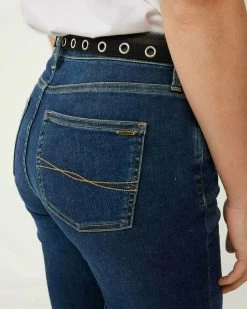MEXX Evy High Waist Jeans Donkerblauw -Style Verkoop 3748 BM0505026W 50004 4
