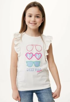 MEXX Korte Mouwen T-shirt Off White