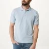 MEXX Popcorn Polo Licht Blauw
