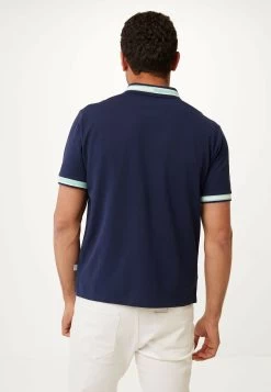 MEXX Korte Mouwen Polo Yarn Dye Navy -Style Verkoop 3966 TU1434033M 193831 3