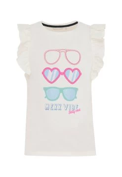 MEXX Korte Mouwen T-shirt Off White -Style Verkoop 4480 TU2115033G 110701 5