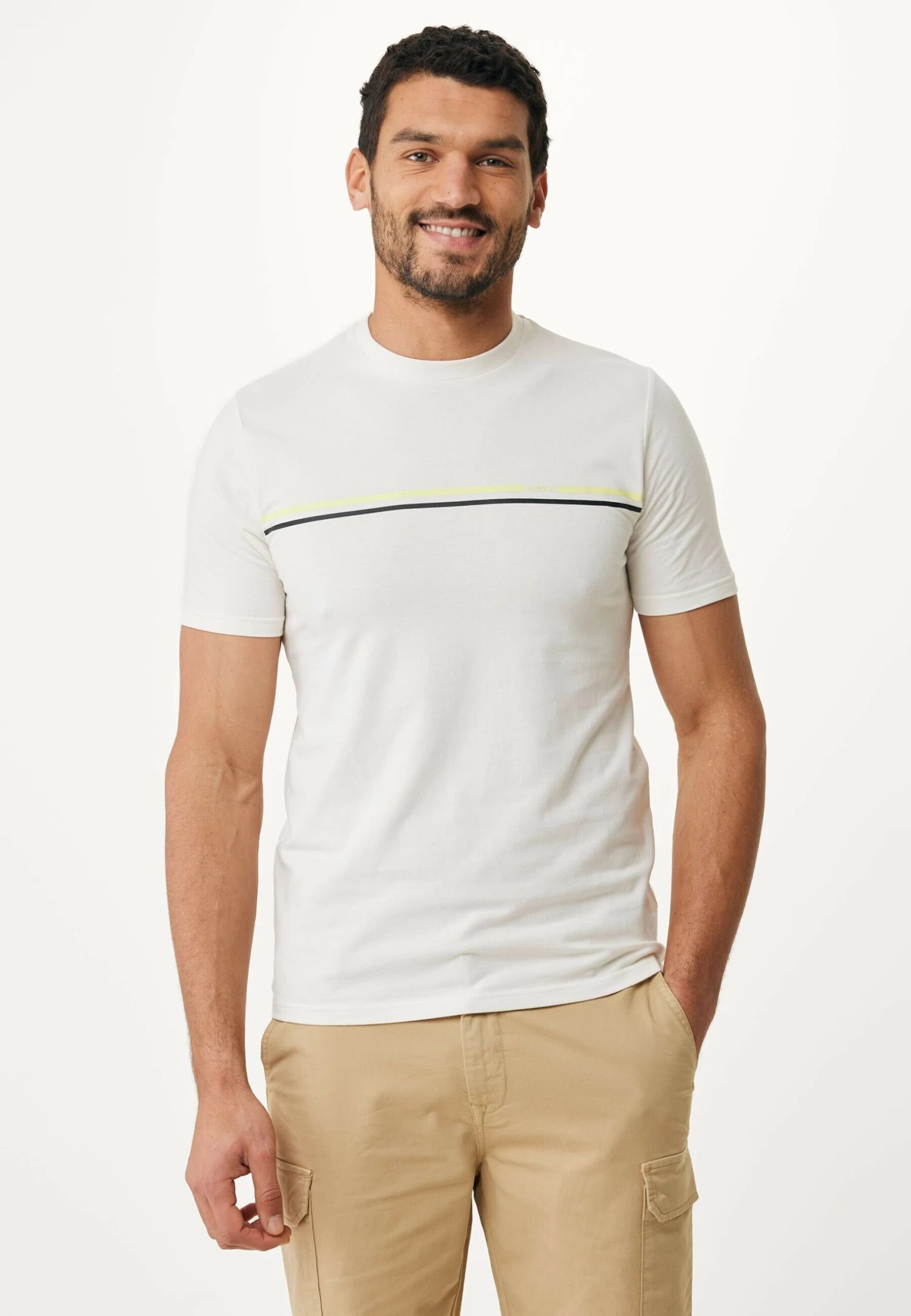 MEXX Korte Mouwen T-shirt Print Off White 3 MEXX Korte Mouwen T-shirt Print Off White