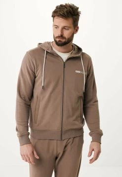 MEXX Vest Met Capuchon Bruin