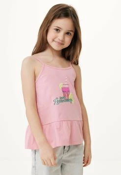 MEXX Mouwloze Top Zalmroze