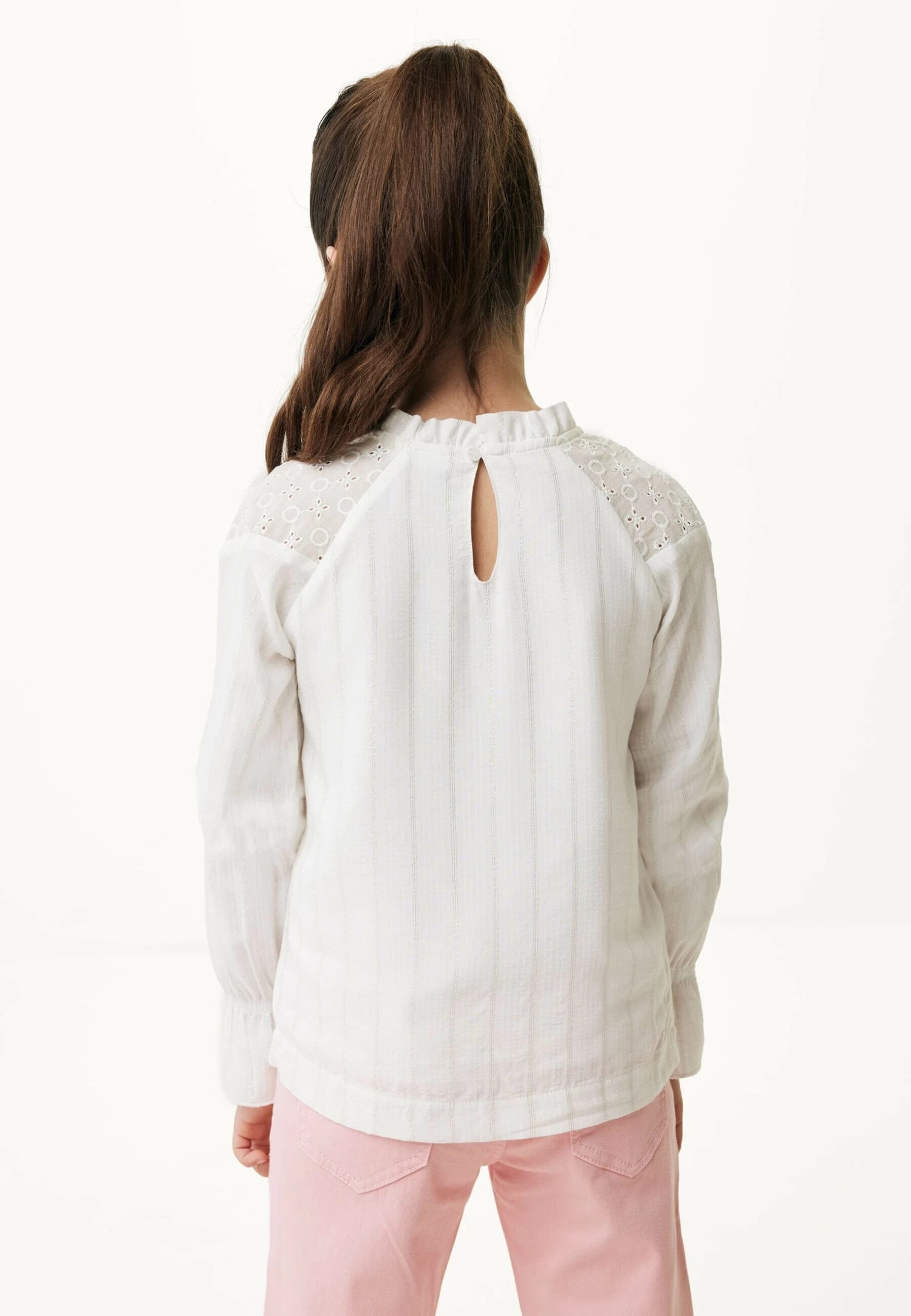 MEXX Broderie Blouse Off White 5 MEXX Broderie Blouse Off White - Afbeelding 3