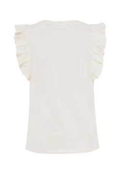 MEXX Korte Mouwen T-shirt Off White -Style Verkoop 7163 TU2115033G 110701 6