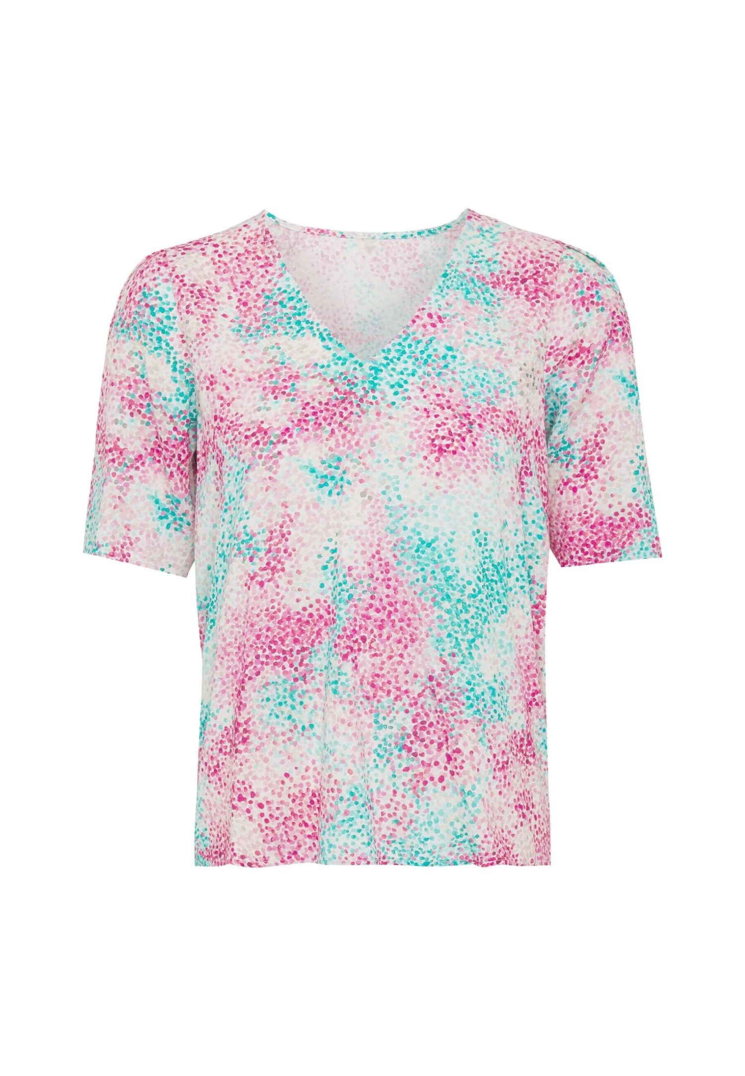 MEXX Korte Mouwen Blouse Aqua Groen 7 MEXX Korte Mouwen Blouse Aqua Groen - Afbeelding 5