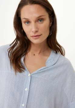 MEXX Korte Mouwen Blouse Blauw -Style Verkoop 8010 DF0434033W 124108 4