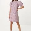MEXX Jacquard Jurk Roze -Style Verkoop 8425 XC0608033W 300007 1