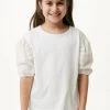 MEXX T-shirt Broderie Off White