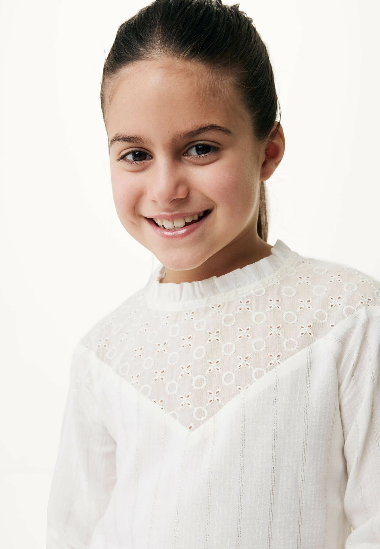 MEXX Broderie Blouse Off White 6 MEXX Broderie Blouse Off White - Afbeelding 4