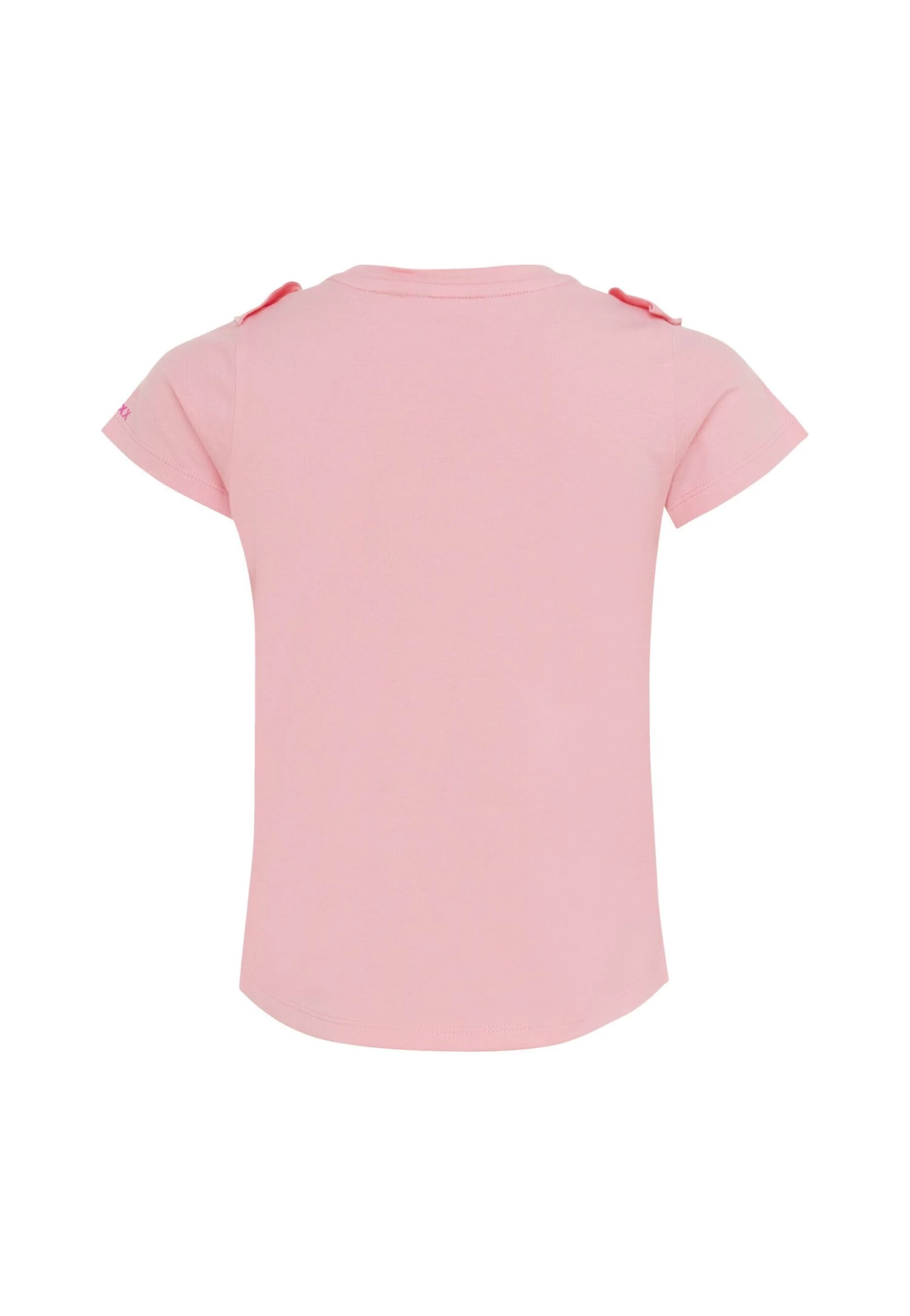 MEXX Ruffle Korte Mouwen T-shirt Zalmroze 8 MEXX Ruffle Korte Mouwen T-shirt Zalmroze - Afbeelding 6