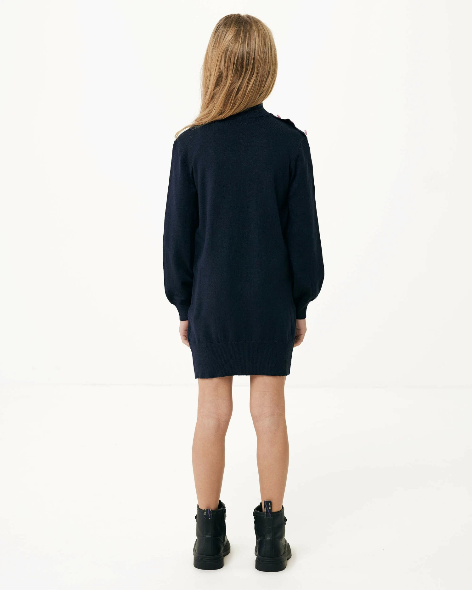 MEXX Dress With Turtle Neck Navy 4 MEXX Dress With Turtle Neck Navy - Afbeelding 2