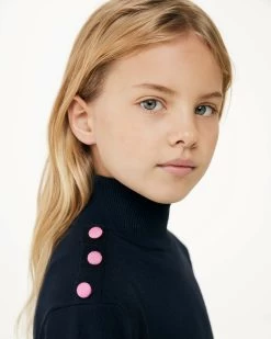 MEXX Dress With Turtle Neck Navy 9 MEXX Dress With Turtle Neck Navy -Style Verkoop ao0907026g 194020 4