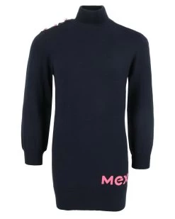 MEXX Dress With Turtle Neck Navy 10 MEXX Dress With Turtle Neck Navy -Style Verkoop ao0907026g 194020 1