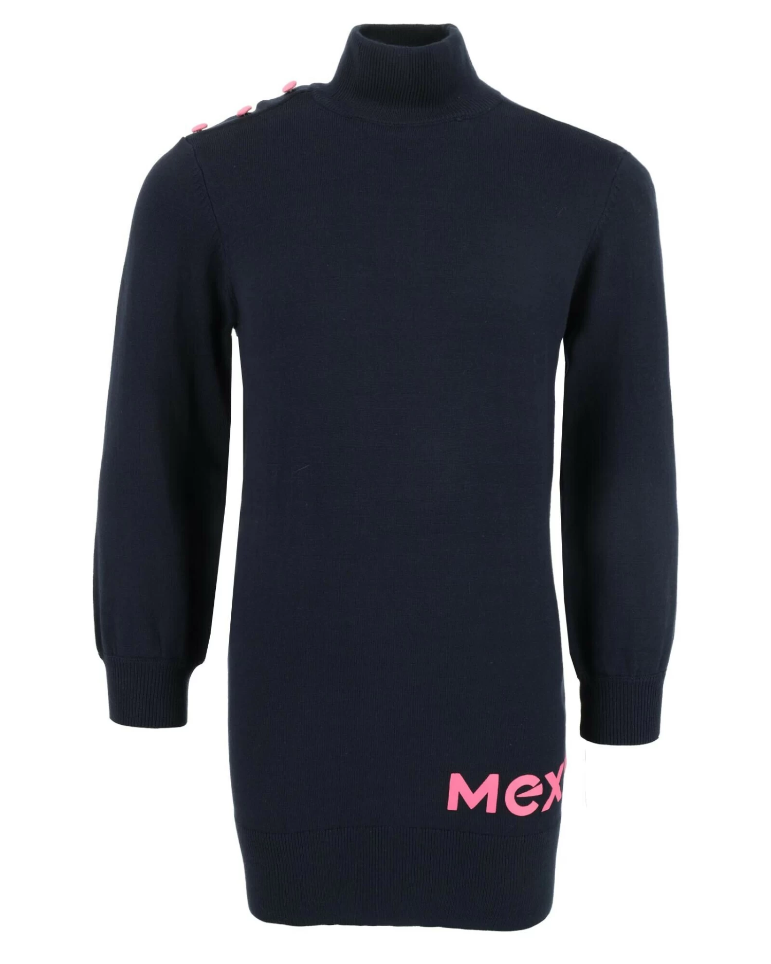 MEXX Dress With Turtle Neck Navy 6 MEXX Dress With Turtle Neck Navy - Afbeelding 4