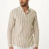 MEXX Overhemd Gestreept Beige -Style Verkoop ap1517033m 151306 2