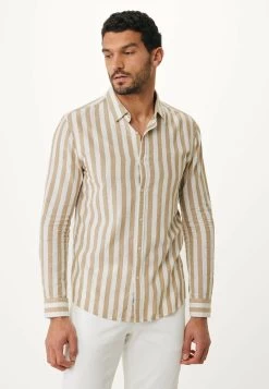 MEXX Overhemd Gestreept Beige