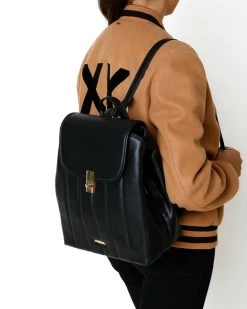 MEXX Vertical Quilted Backpack Black