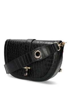 MEXX Croco Halfmoon Crossbody Bag Black -Style Verkoop bk2709026w 193911 3