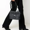 MEXX Tweed Flapover Bag Black -Style Verkoop bk2714026w 193911 8
