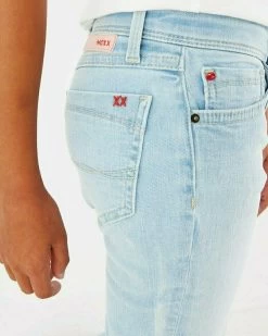 MEXX JUNO Mid Waist/ Slim Leg Jeans Sky Blue -Style Verkoop bm0523023g 50027 4