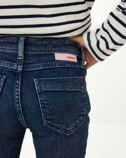 MEXX JUNO Mid Waist/ Slim Leg Jeans Dark Blue -Style Verkoop bm0523999g 50013 5