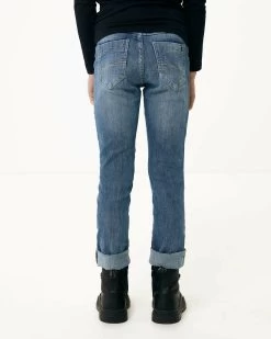 MEXX JUNO Mid Waist/ Slim Leg Jeans Light Vintage -Style Verkoop bm0523999g 50026 4
