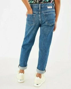 MEXX Tina Tapered Leg Jeans Vintage Blue -Style Verkoop bm0524023g 50007 3