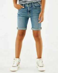 MEXX Juno Short Slim Leg Jeans Vintage Blue