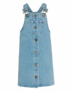 MEXX Dorina Denim Dress Light Vintage -Style Verkoop bm0528023g 50026