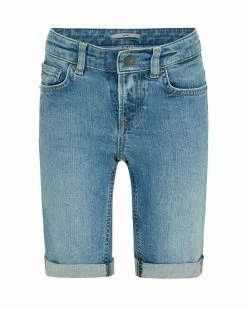 MEXX Jess Short Straight Fit Jeans Vintage Used -Style Verkoop bm0532023b 50011