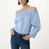 MEXX Off Shoulder Blouse Blauw -Style Verkoop cf0431033w 124108 2