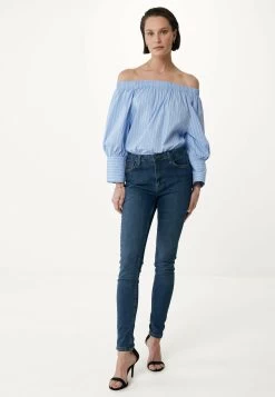 MEXX Off Shoulder Blouse Blauw -Style Verkoop cf0431033w 124108 3