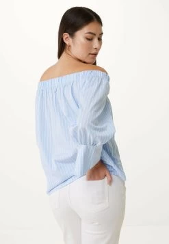 MEXX Off Shoulder Blouse Blauw -Style Verkoop cf0431033w 124108 4