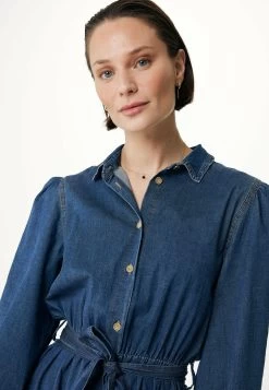 MEXX Flared T-shirt Jurk Denim -Style Verkoop cf0642033w 50001 4