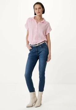 MEXX Korte Mouwen Blouse Roze -Style Verkoop df0419033w 142311 3