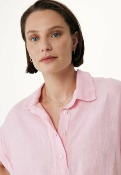 MEXX Korte Mouwen Blouse Roze -Style Verkoop df0419033w 142311 5