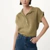 MEXX Korte Mouwen Blouse Zand -Style Verkoop df0419033w 161315 2 1