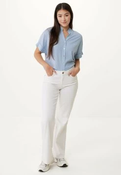 MEXX Korte Mouwen Blouse Blauw -Style Verkoop df0434033 124108 1