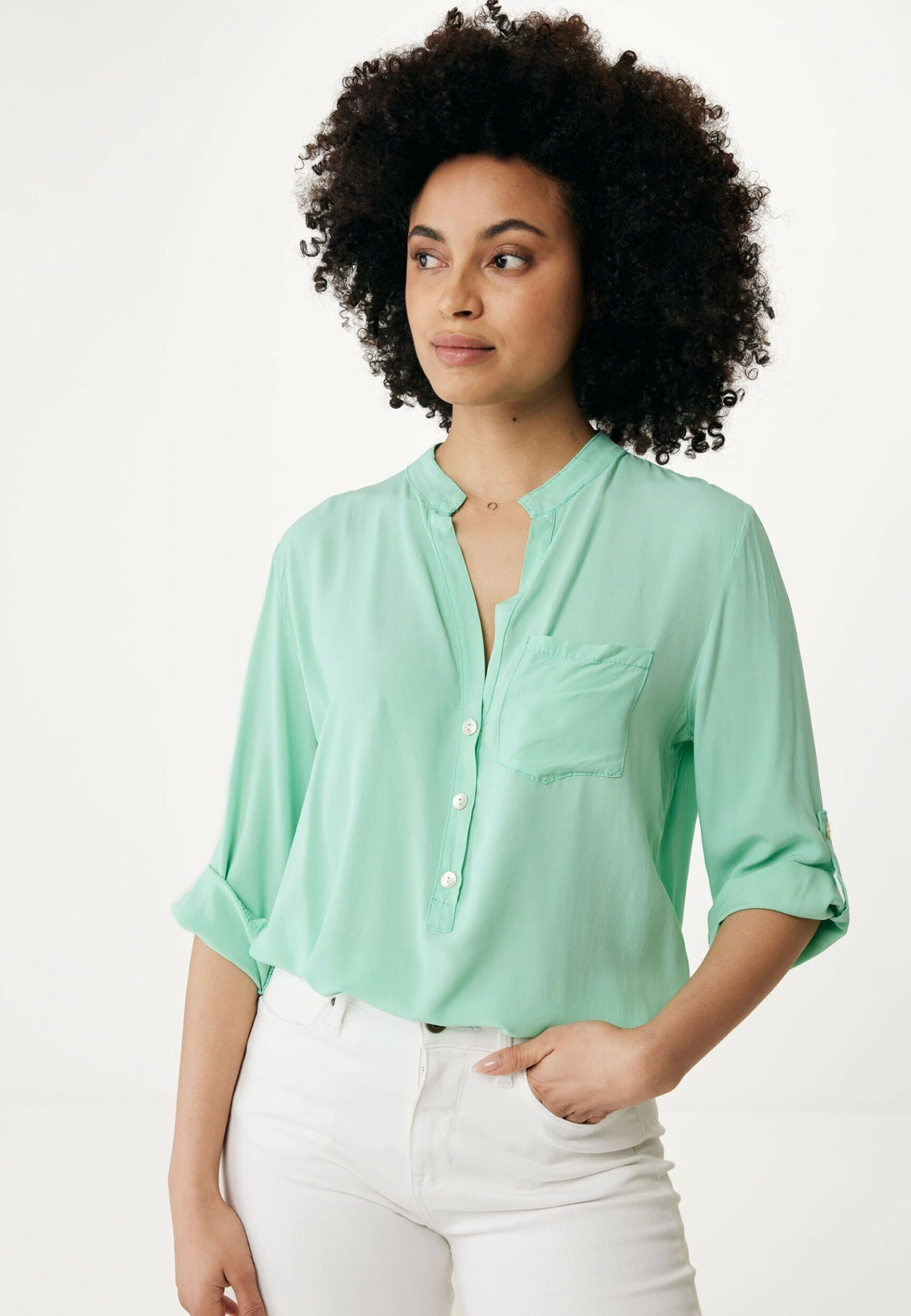 MEXX Blouse Aqua Groen 3 MEXX Blouse Aqua Groen