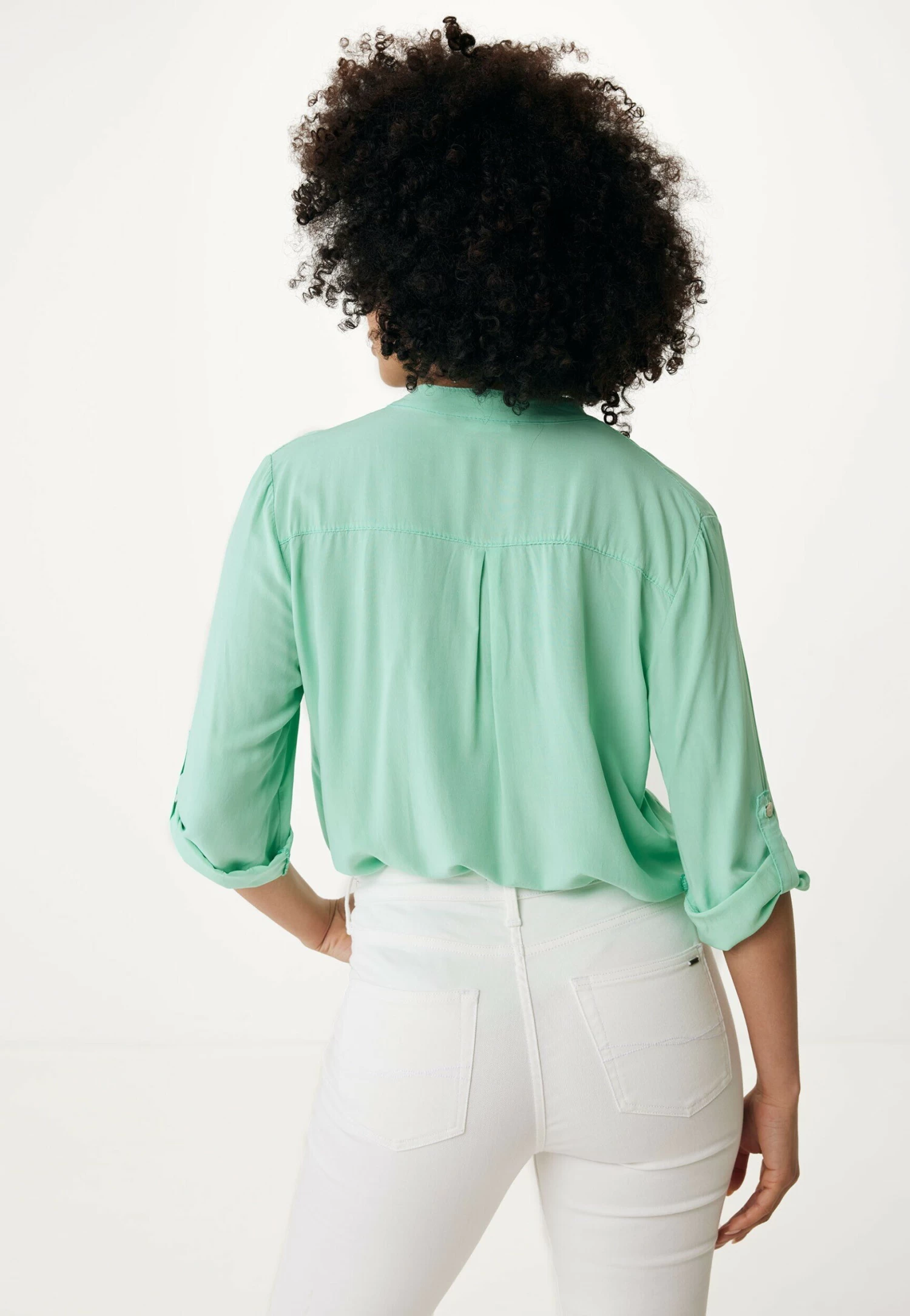 MEXX Blouse Aqua Groen 4 MEXX Blouse Aqua Groen - Afbeelding 2