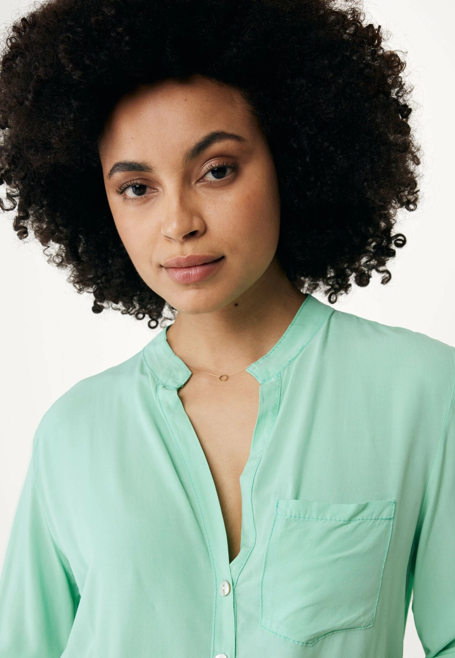 MEXX Blouse Aqua Groen 6 MEXX Blouse Aqua Groen - Afbeelding 4