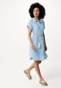 MEXX Kaftan Jurk Babyblauw -Style Verkoop df0648033w 124108 5