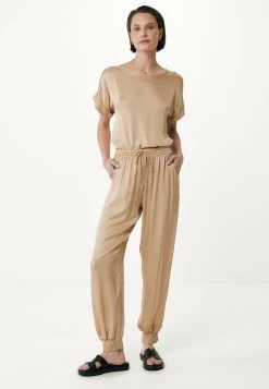 MEXX Satijnen Blouse Zand -Style Verkoop fl0451033w 161315 3